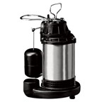 Wayne  EE980 3/4 HP submersible sump pump Stainless Steel Vertical Float Top Suction No Solids handling 3500 GPH At 10 Ft Sump Pump